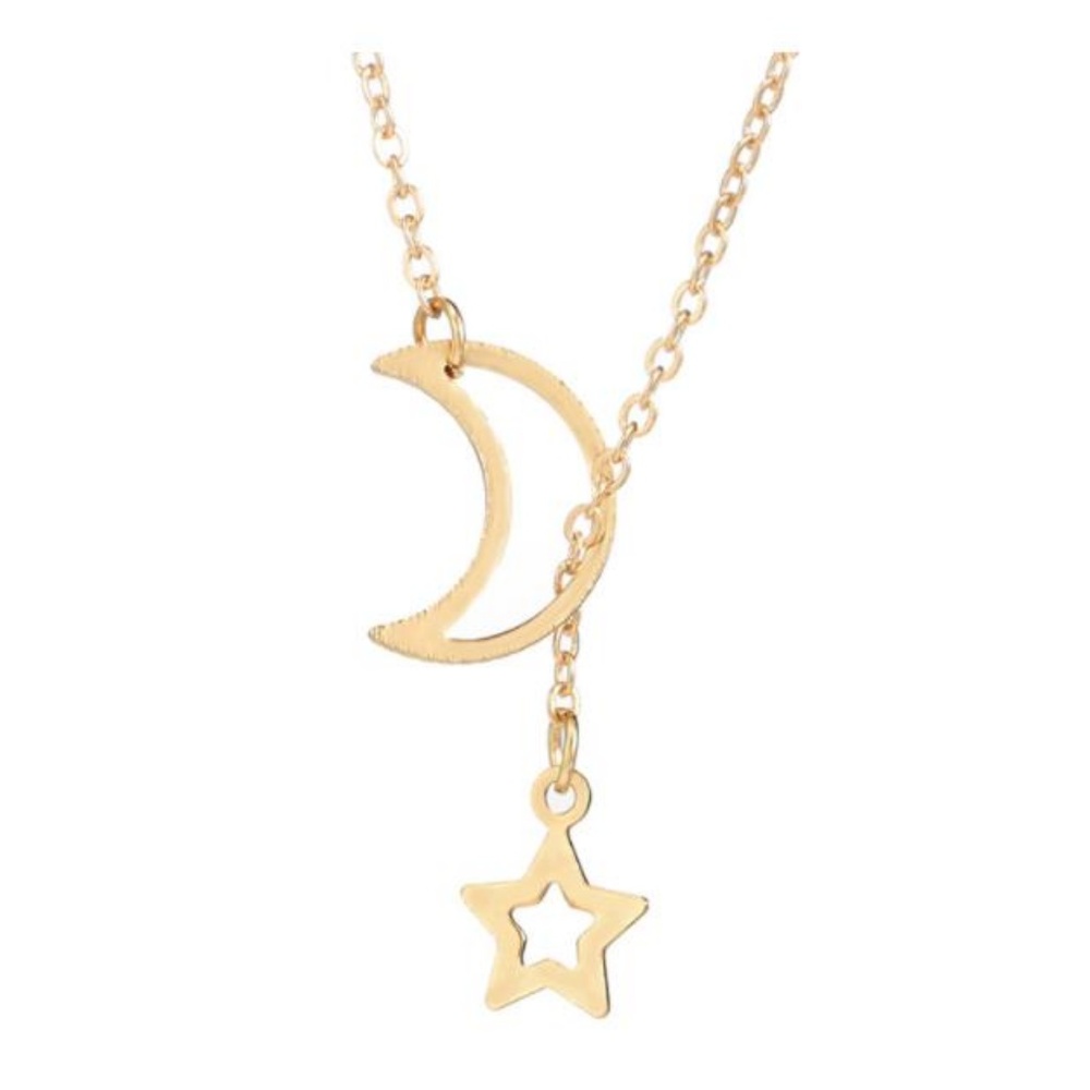 NEW moon star lariat necklace - Picture 4 of 8